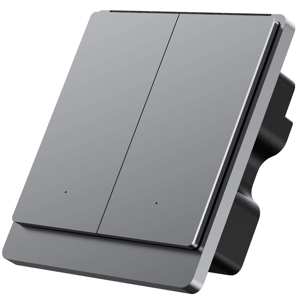 關鍵詞:燈光開關;描述:1.極簡工藝設計,精工品質;
                        2.物聯網云技術系統支持，ZigBee無線組網方式;
                        3.一鍵控制上班模式/下班模式/會議模式等場景;