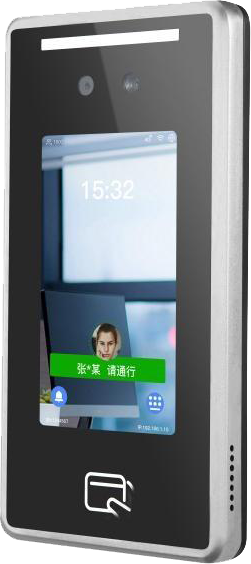 關鍵詞:人臉識別一體機4.3寸;描述:1.產品主要應用于出入口場景的身份驗證，提供人臉識別、射頻
								2.識別等多種驗證方式，將AI算法場景化應用。
								3.軟件層面基于Linux系統采用業內領先的人臉識別算法，為用戶
								4.提供穩定、可靠、快速精準識別的軟件應用；硬件層面采用業內主
								5.流SOC及一流元器件廠商的產品，整體質量可靠。