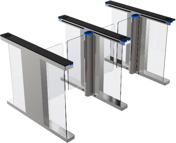 關鍵詞:通行閘機;描述:1.進口亞克力擋板
								2.通電自檢
								3.斷電自動開閘
								4.刷卡記憶
								5.非法闖入聲光報警
								6.防逆向闖入
								7.常開、常閉模式
								8.紅外防夾
								9.主板計數
								10.開、關門延時
								11.LED效果燈
								12.防撞, 自動復位