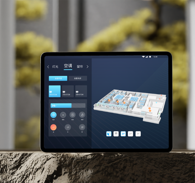 關鍵詞：智能空間管控，平板端技術，深圳市武智科技，物聯網應用技術
        描述：深圳市武智科技物聯網應用技術在平板端的智能空間管控界面，實現場景化技術應用